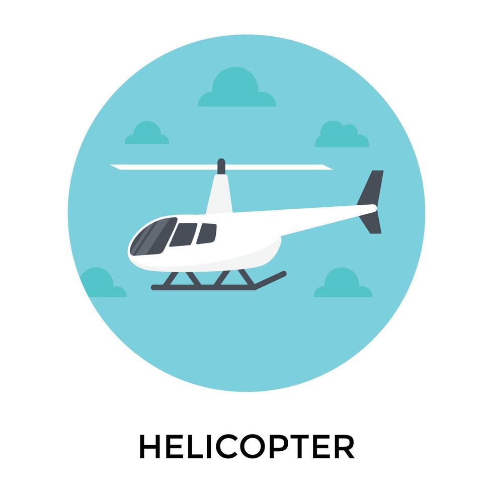 concepts d'hélicoptère à la mode vecteur