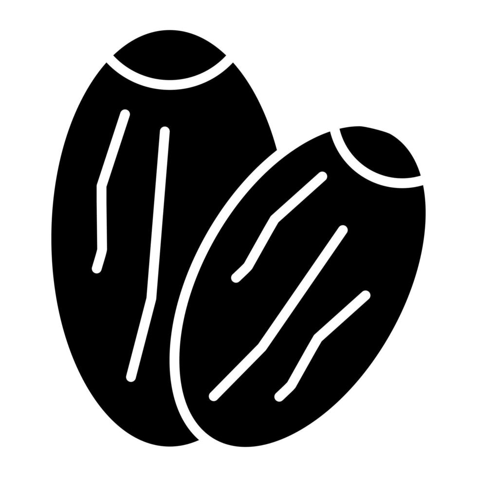 icône de glyphe de dates vecteur
