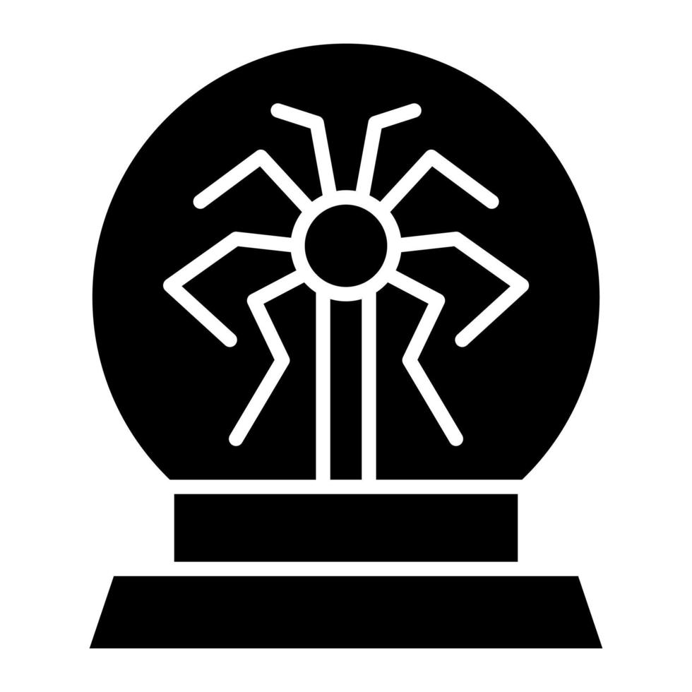 icône de glyphe de plasma vecteur