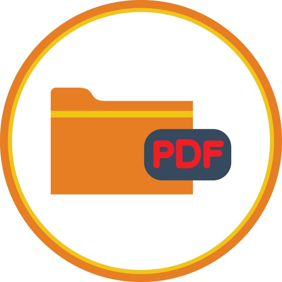 conception d'icône de vecteur de fichier pdf