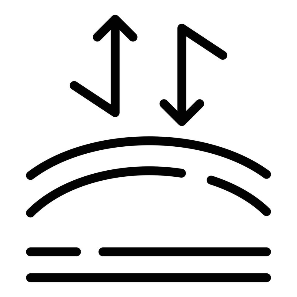 vecteur de contour d'icône de traitement de la peau. visage de femme