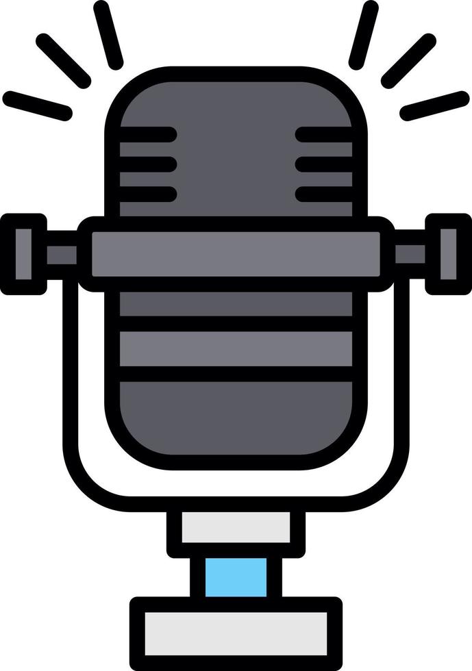 conception d'icône créative de microphone vecteur