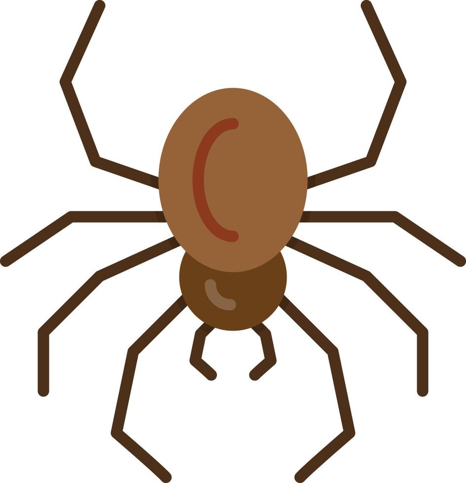 conception d'icône créative araignée vecteur