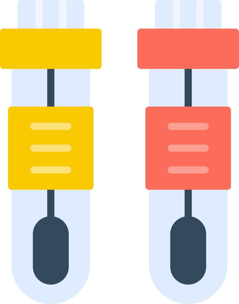 conception d'icône créative de test sanguin vecteur