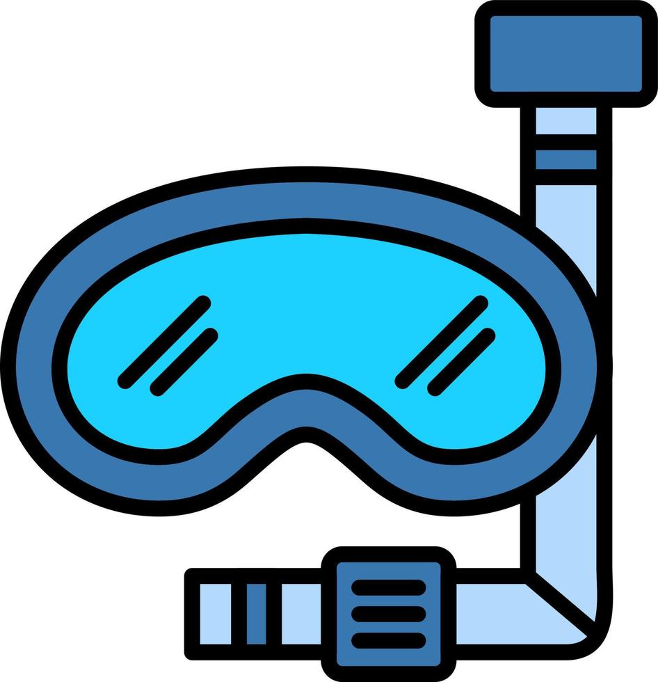 conception d'icône créative de plongée sous-marine vecteur