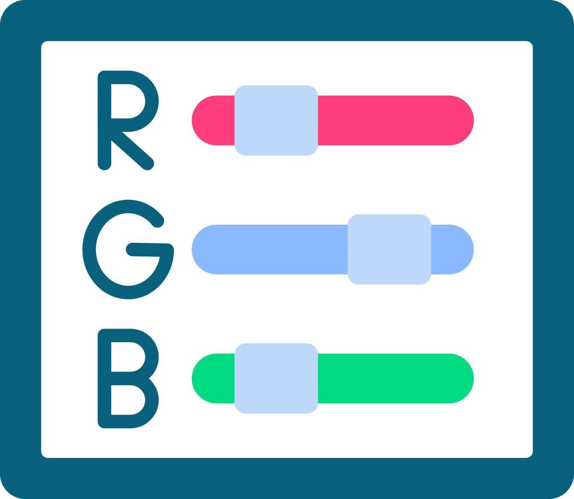 conception d'icône créative rvb vecteur