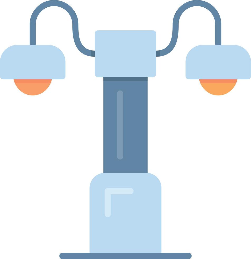 conception d'icône créative de lampadaire vecteur