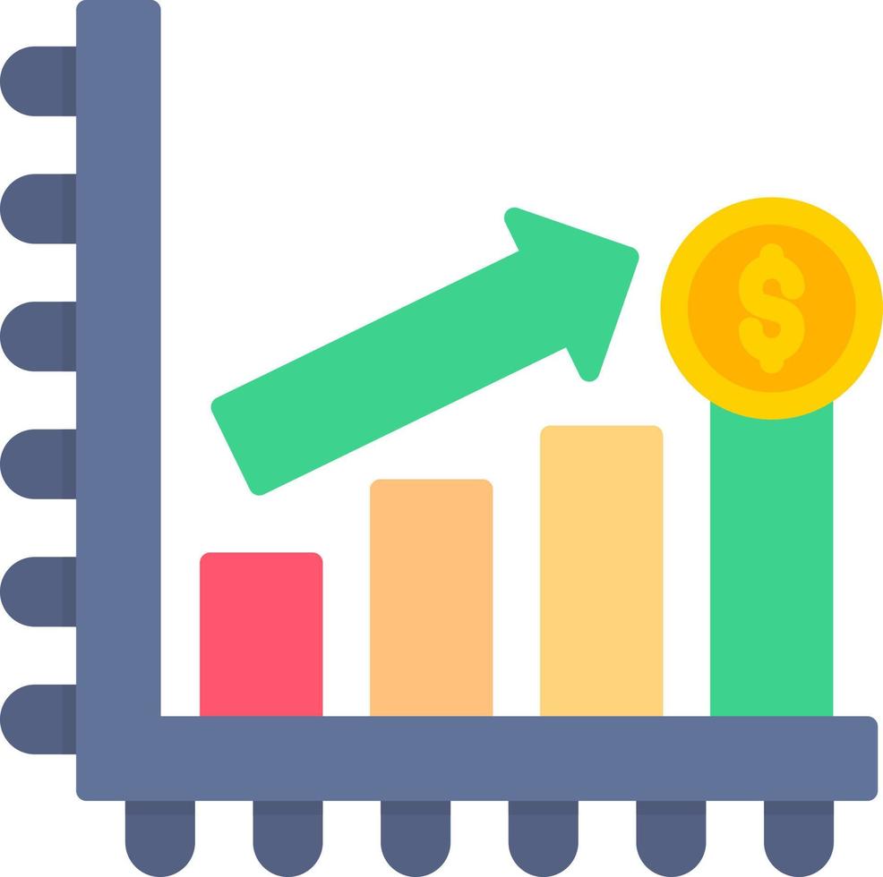 conception d'icône créative de profit vecteur