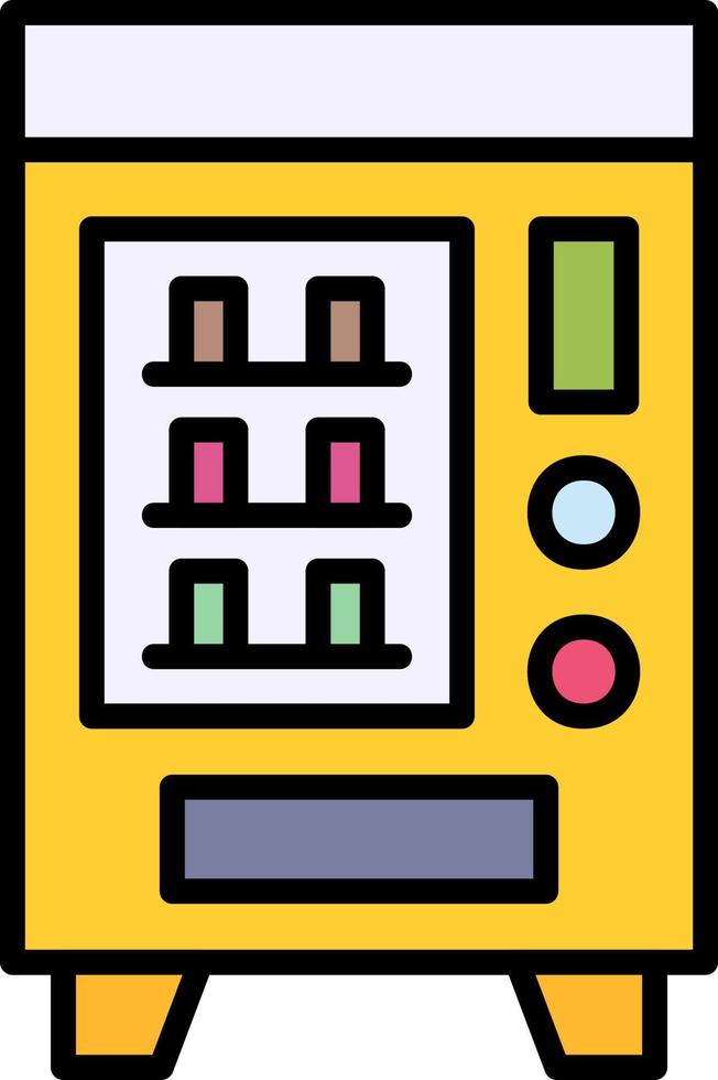 conception d'icône créative de distributeur automatique vecteur