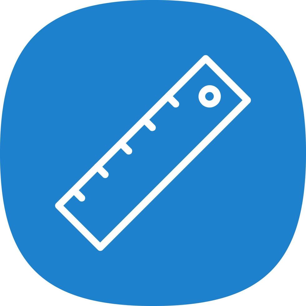 conception d'icône de vecteur de règle