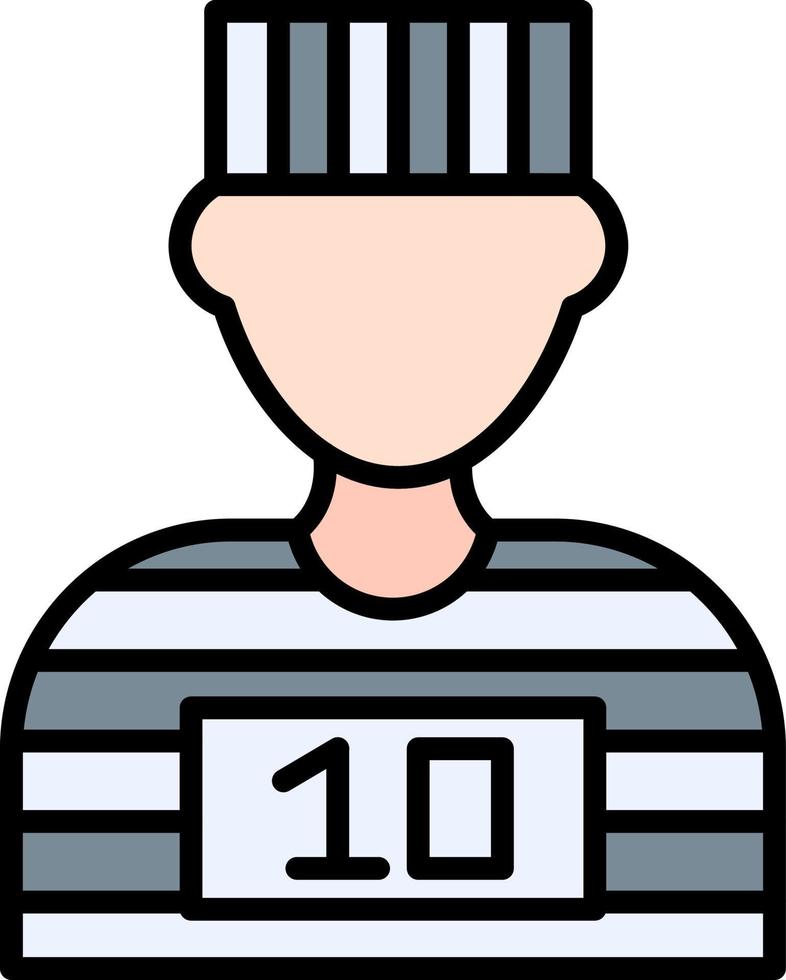 conception d'icône créative prisonnier vecteur