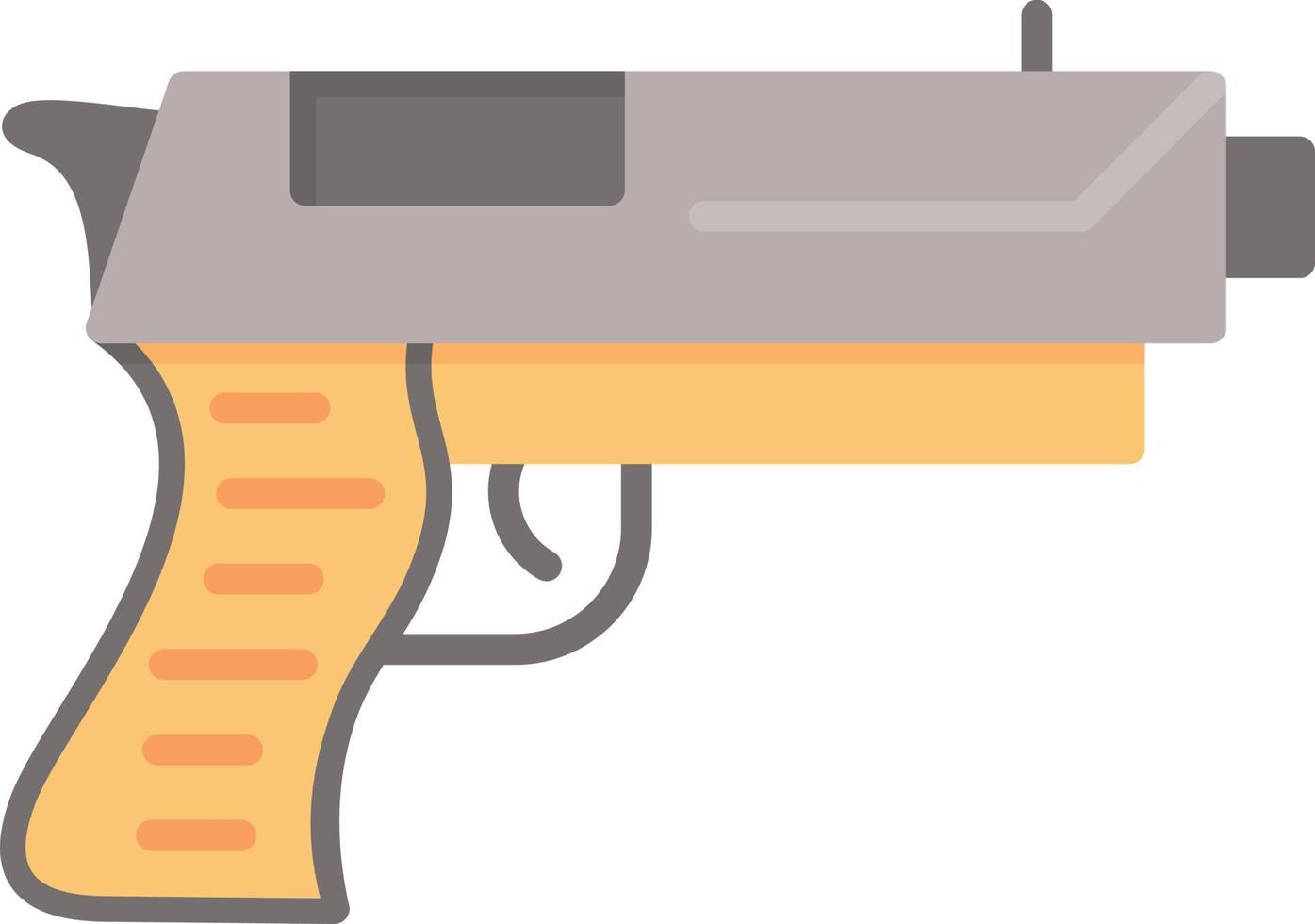 conception d'icônes créatives d'armes à feu vecteur