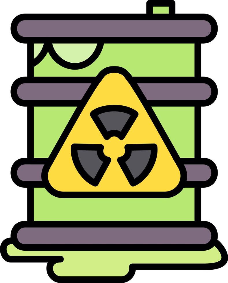 conception d'icône créative de déchets toxiques vecteur