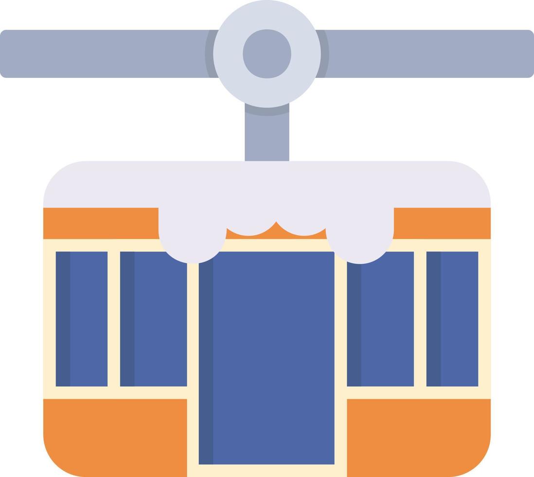 conception d'icône créative de téléphérique vecteur