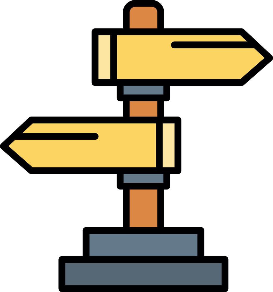 conception d'icône créative de panneau de signalisation vecteur