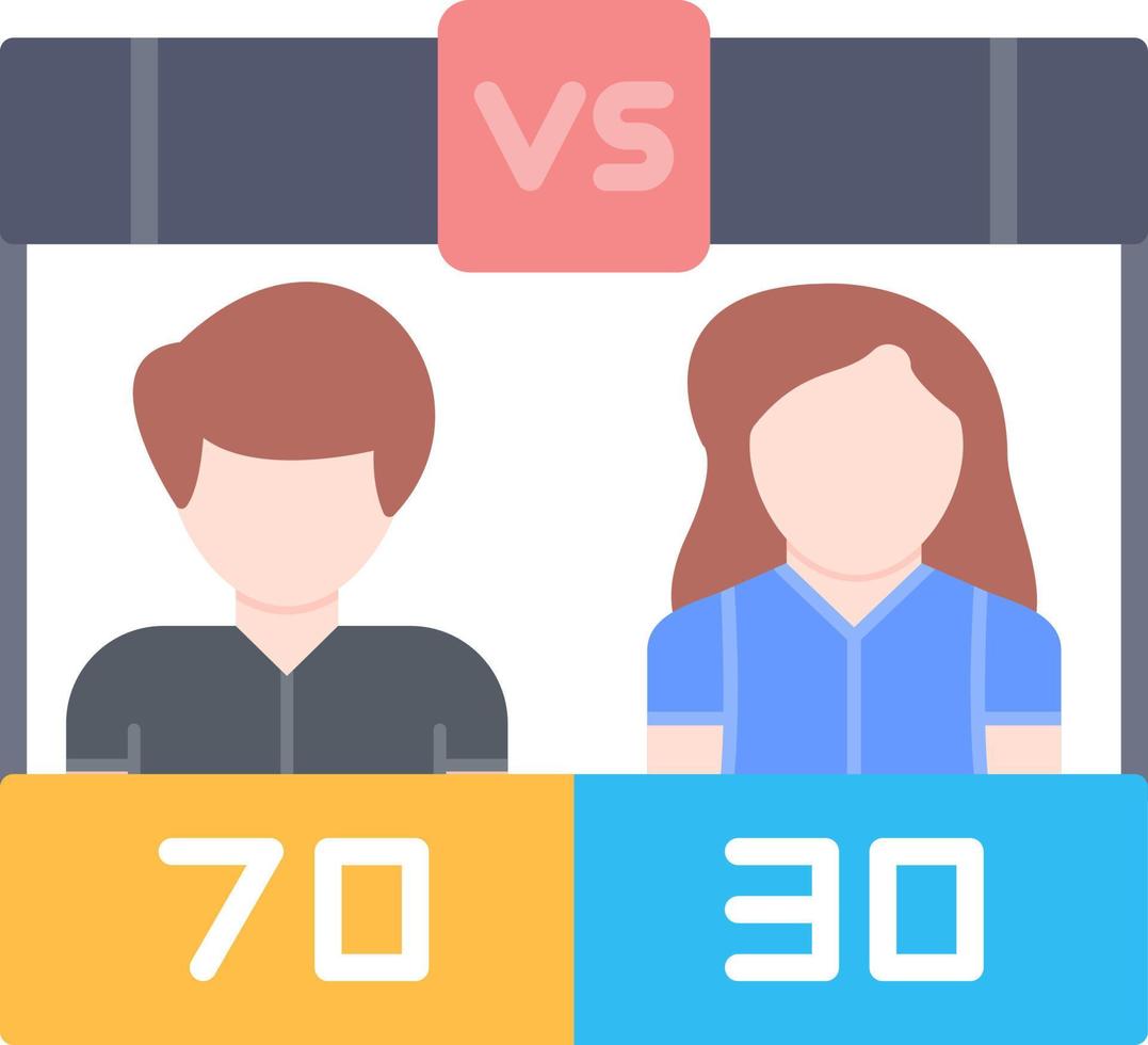 conception d'icône créative de sondage vecteur