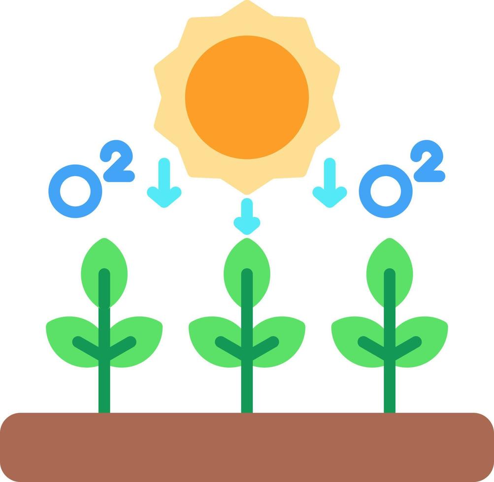 conception d'icône créative de photosynthèse vecteur