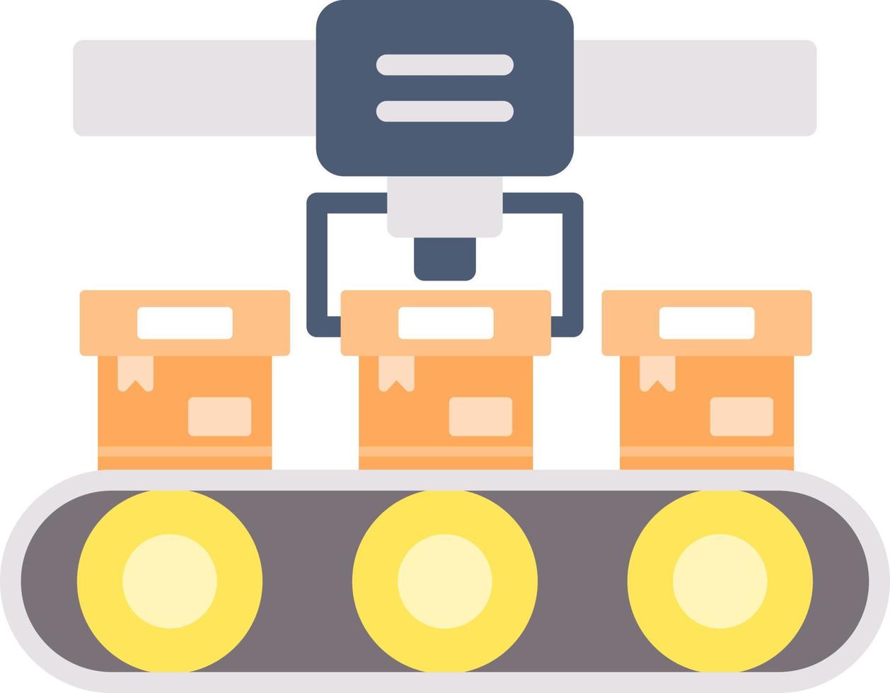 conception d'icône créative de bande transporteuse vecteur