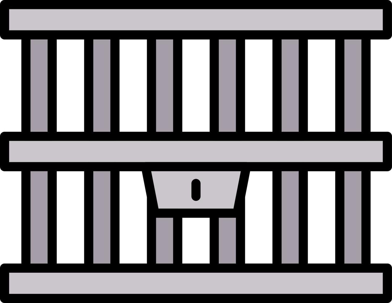 conception d'icône créative de prison vecteur