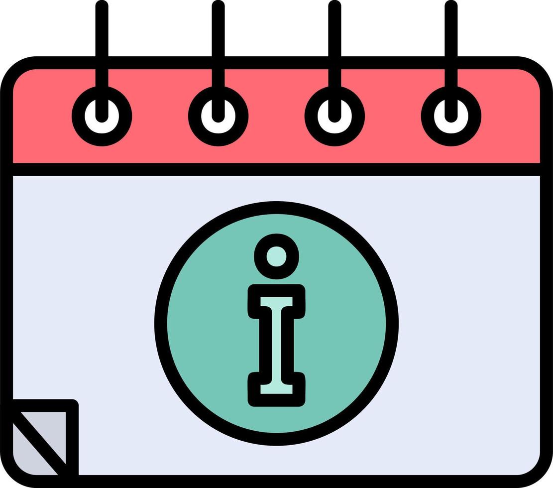 conception d'icônes créatives de calendrier vecteur