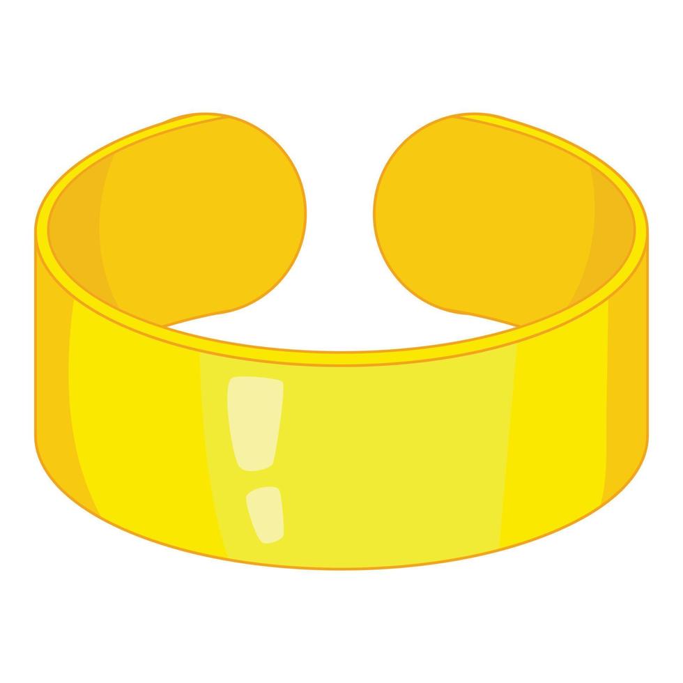 icône de bracelet, style cartoon vecteur