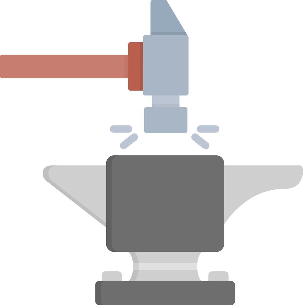 conception d'icône créative d'enclume vecteur