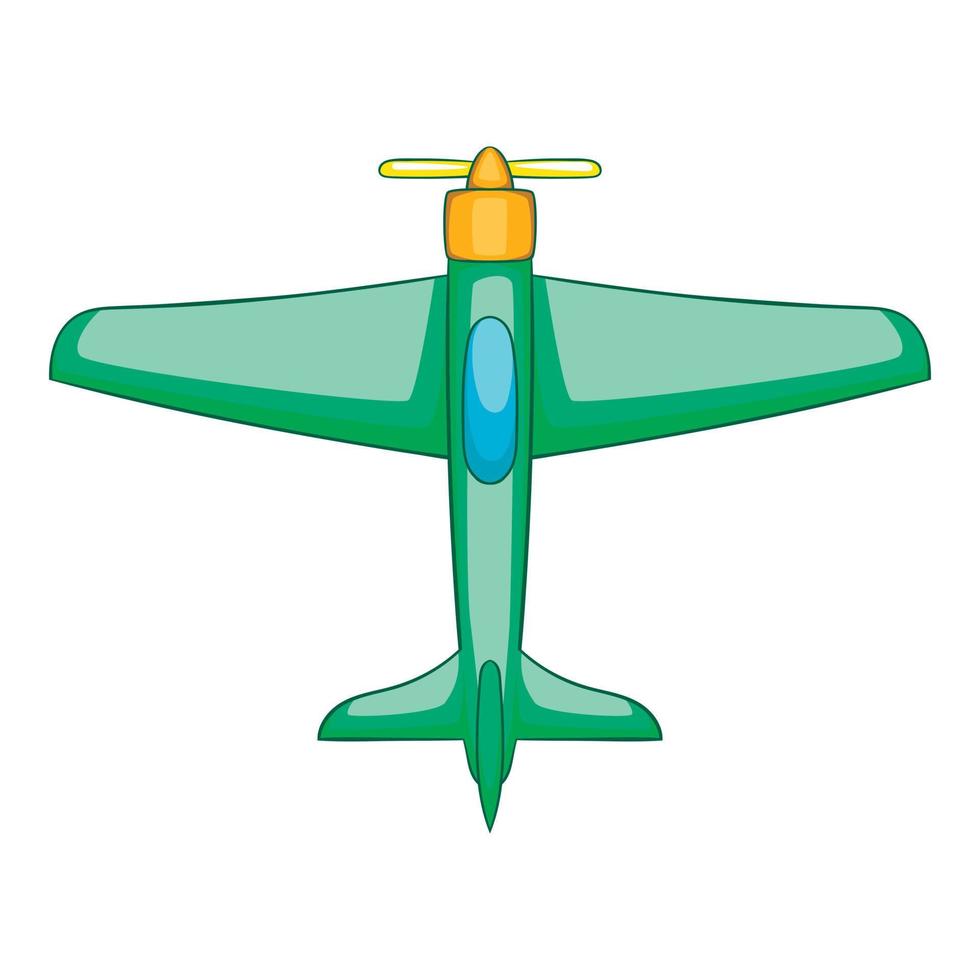 icône d'avion, style cartoon vecteur
