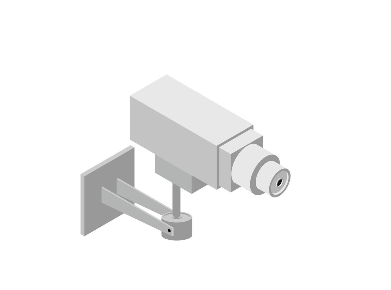 collection d'éléments de vidéosurveillance isométrique avec appareils électroniques de caméras de sécurité pour différents types de surveillance et de surveillance. adapté aux diagrammes, infographies et autres ressources graphiques vecteur