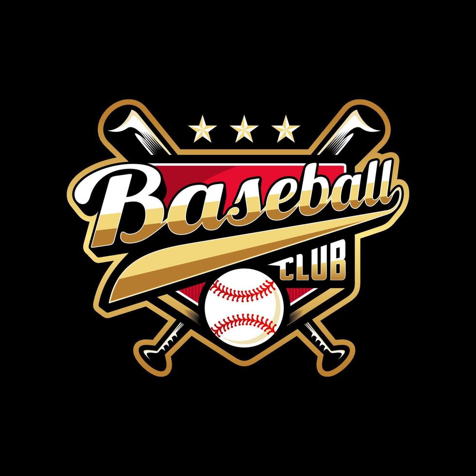 création de logo de sport de baseball vecteur