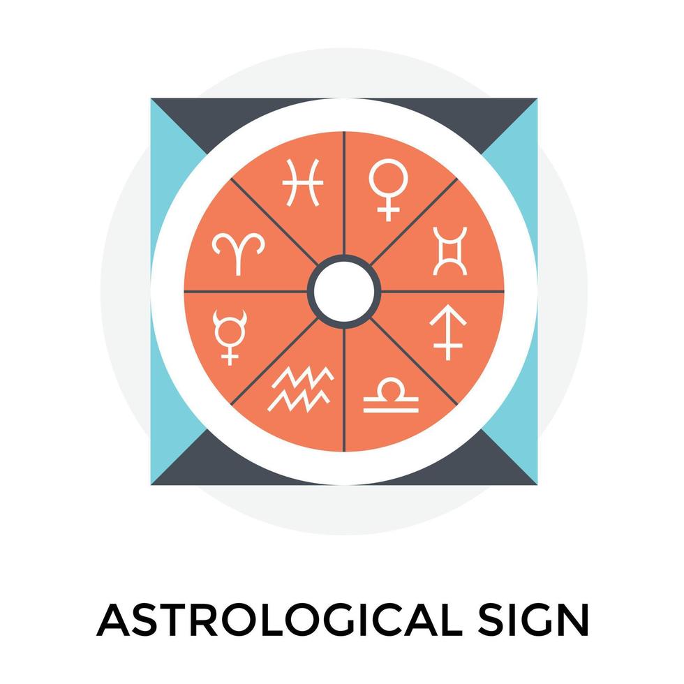 concepts d'horoscopes à la mode vecteur