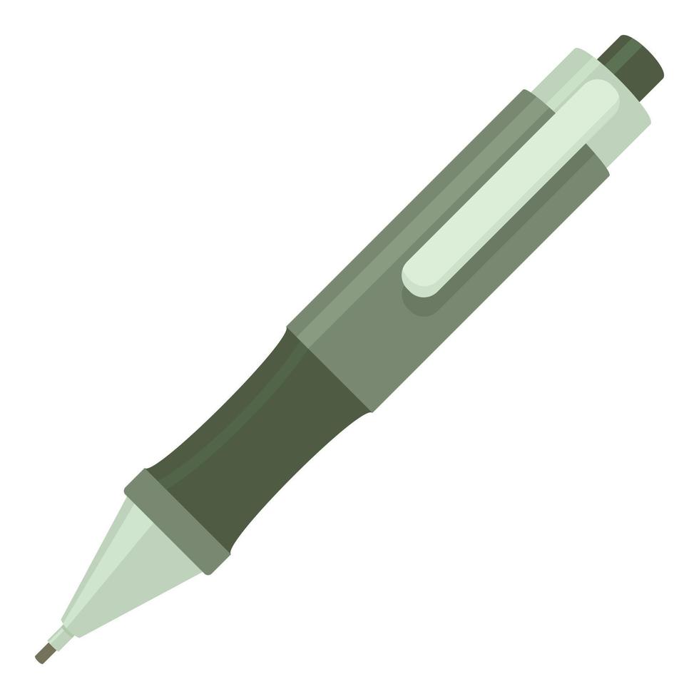 icône de stylo, style cartoon vecteur
