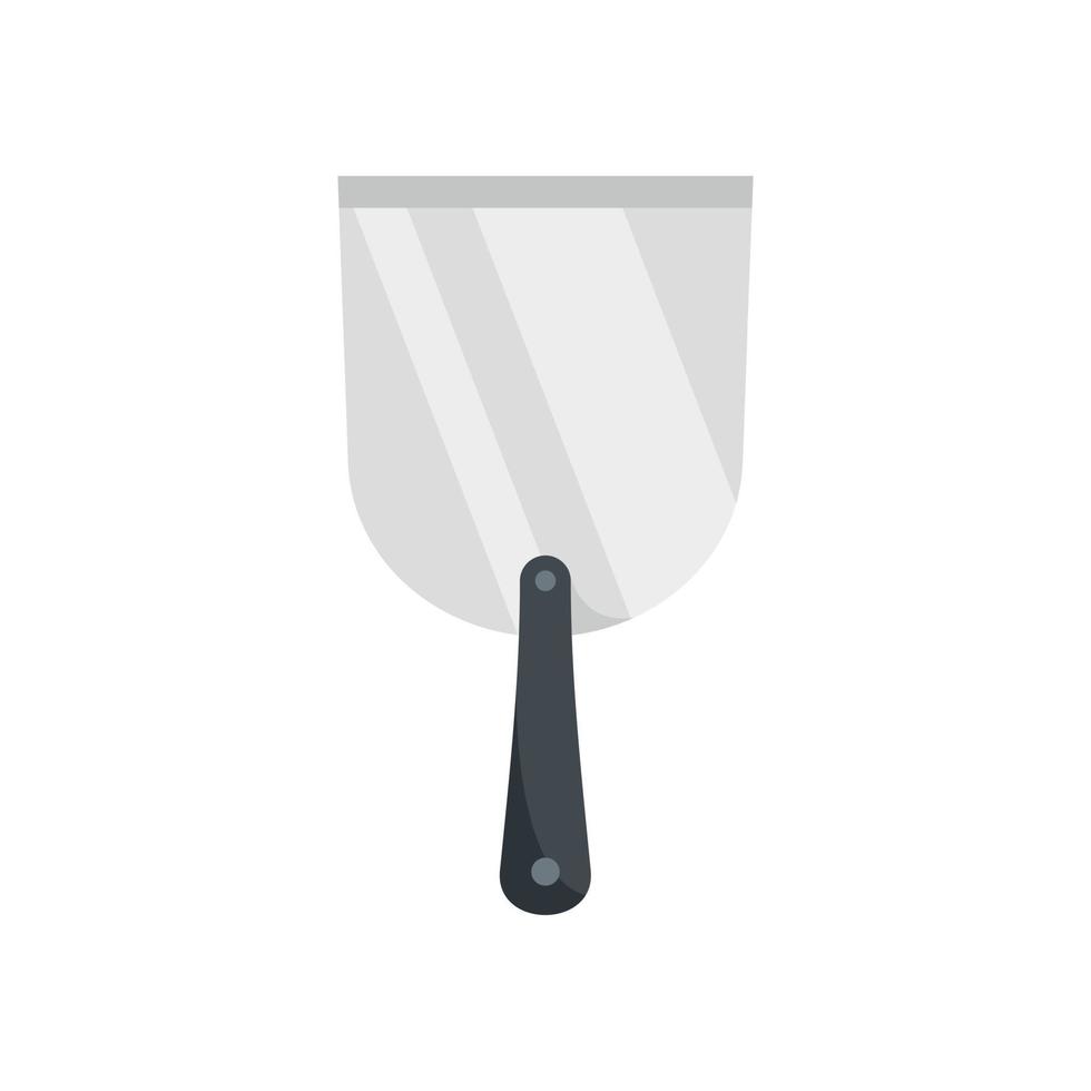 couteau à mastic spatule icône vecteur isolé plat