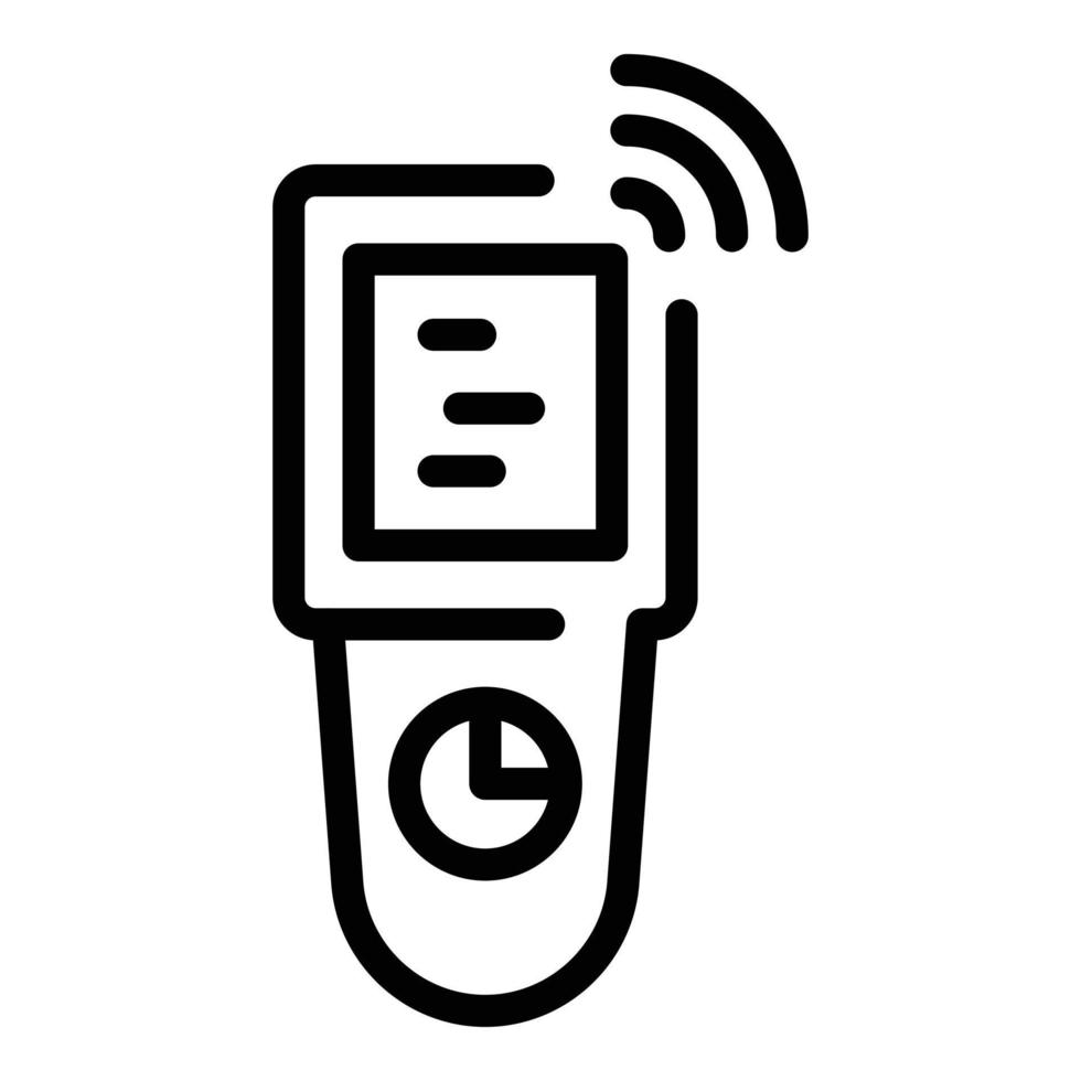 vecteur de contour d'icône de télécommande de caméra. studio de photographie