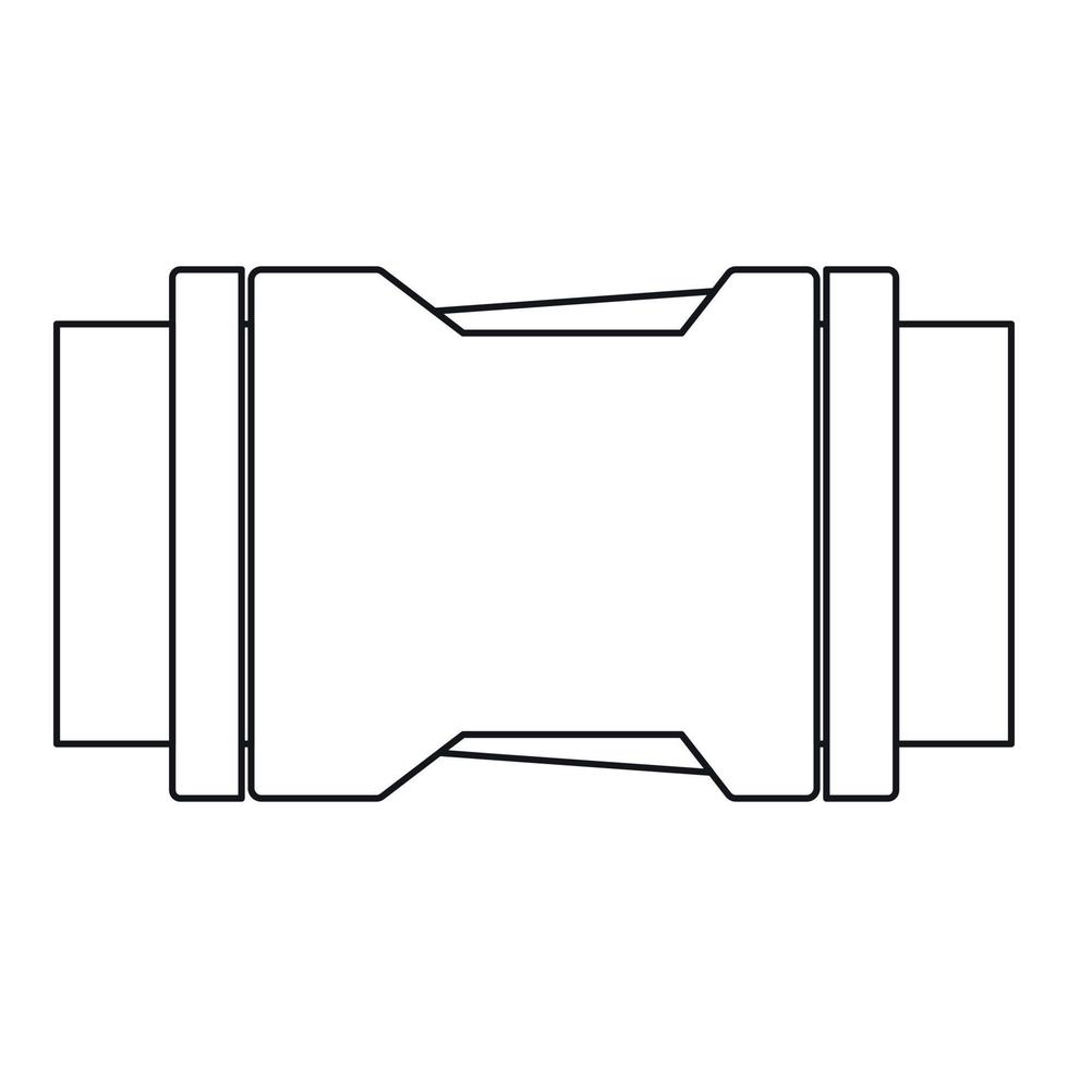 boucle en plastique noire verrouillée sur l'icône de la sangle vecteur
