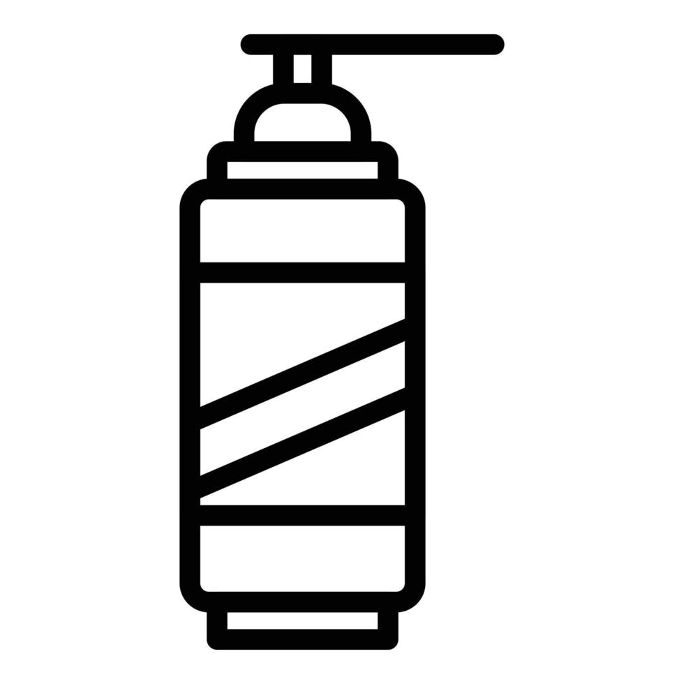 vecteur de contour d'icône de pulvérisation de moteur de vélo. partie motard