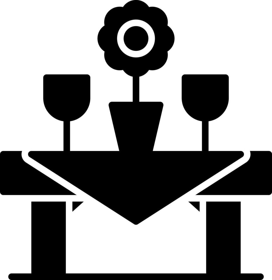 conception d'icône créative de table vecteur