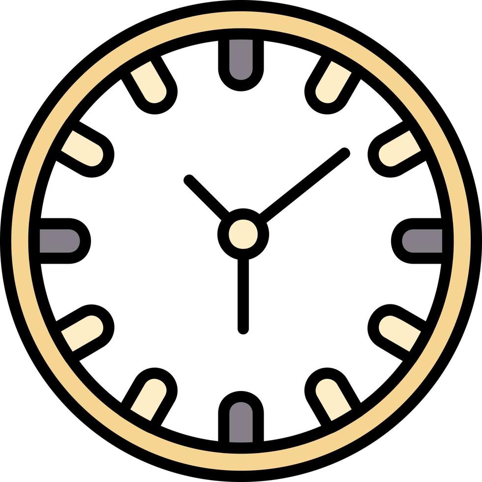 conception d'icône créative d'horloge vecteur