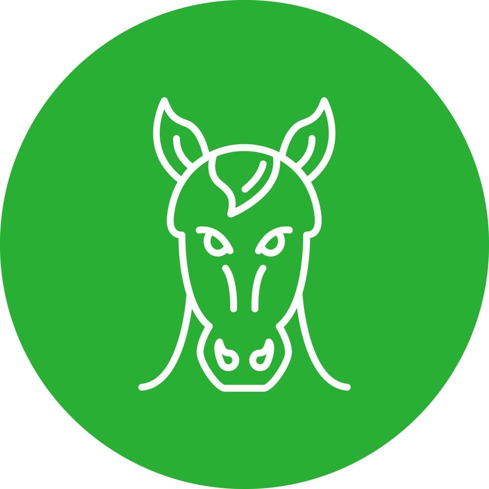 conception d'icône créative cheval vecteur