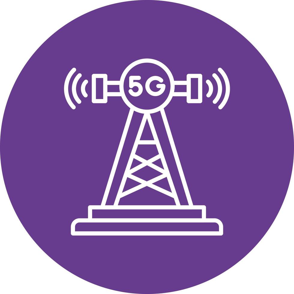 conception d'icône créative d'antenne vecteur