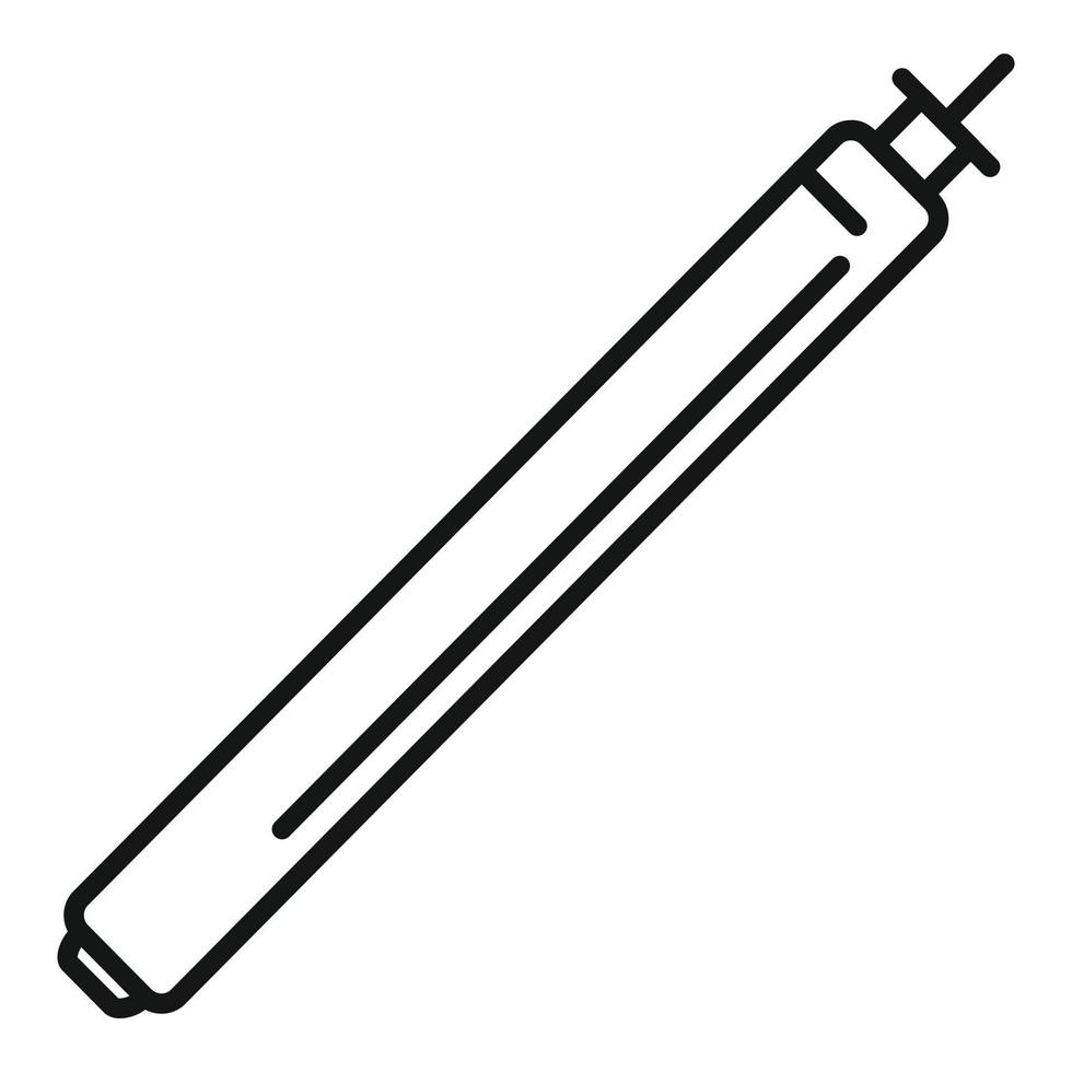 vecteur de contour d'icône de stylo d'art. outil d'encre