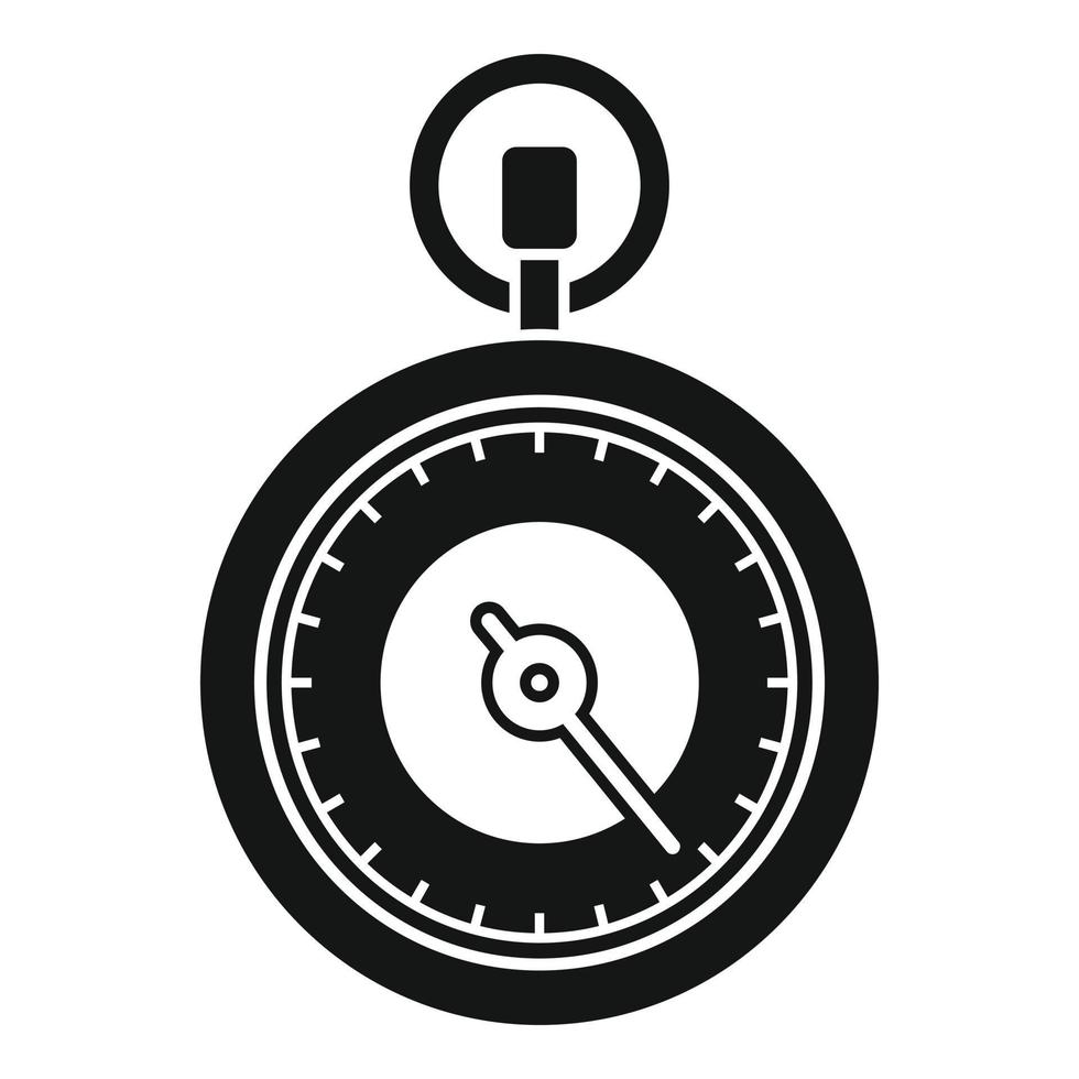 vecteur simple d'icône de chronomètre minute. montre minuterie
