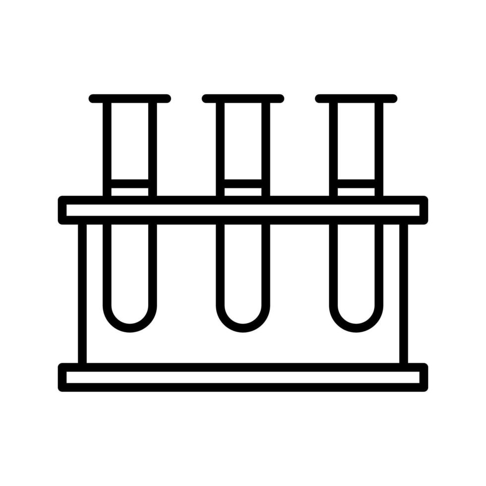 icône de tubes à essai vecteur