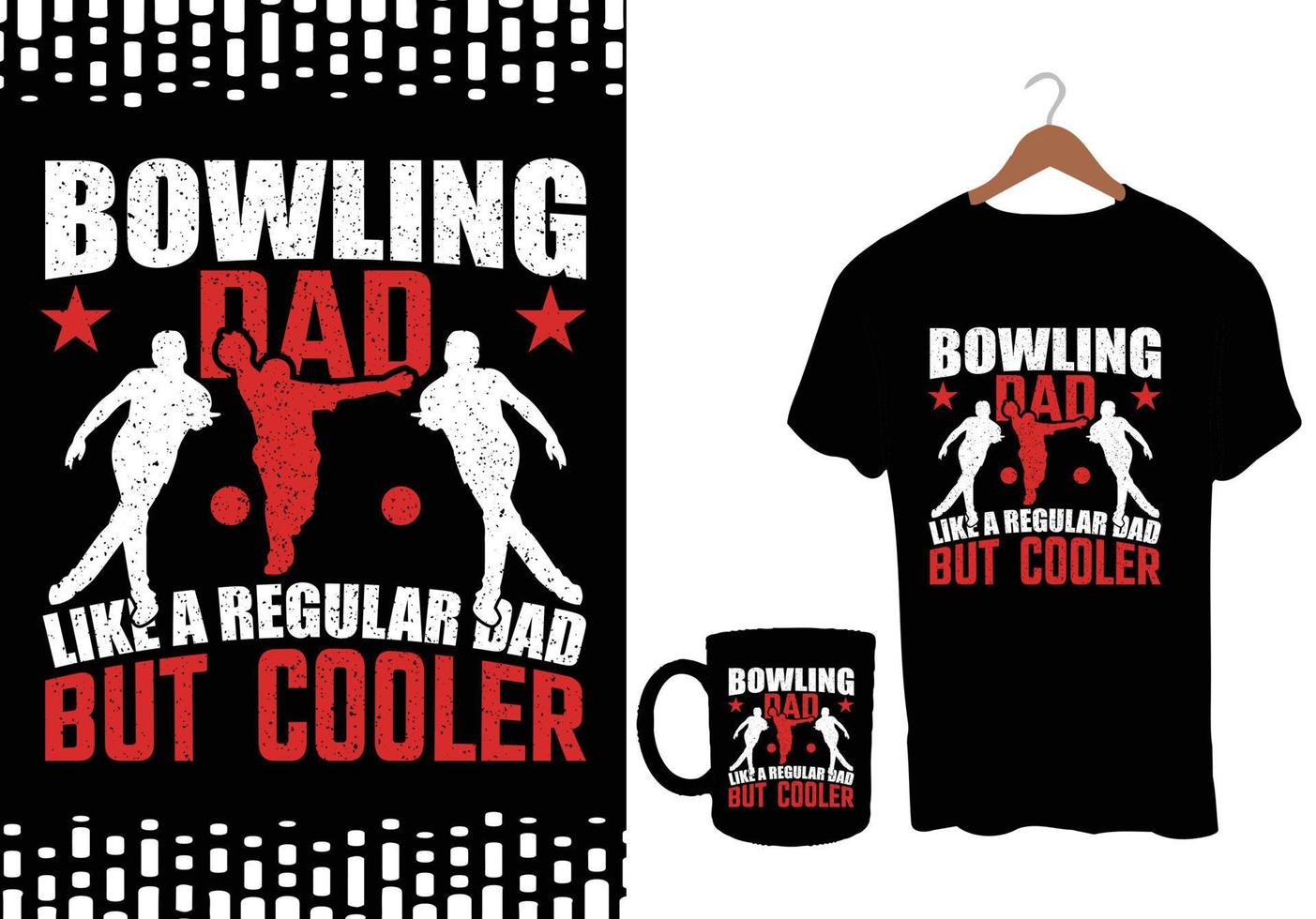 conception de tshirt boule de bowling vecteur