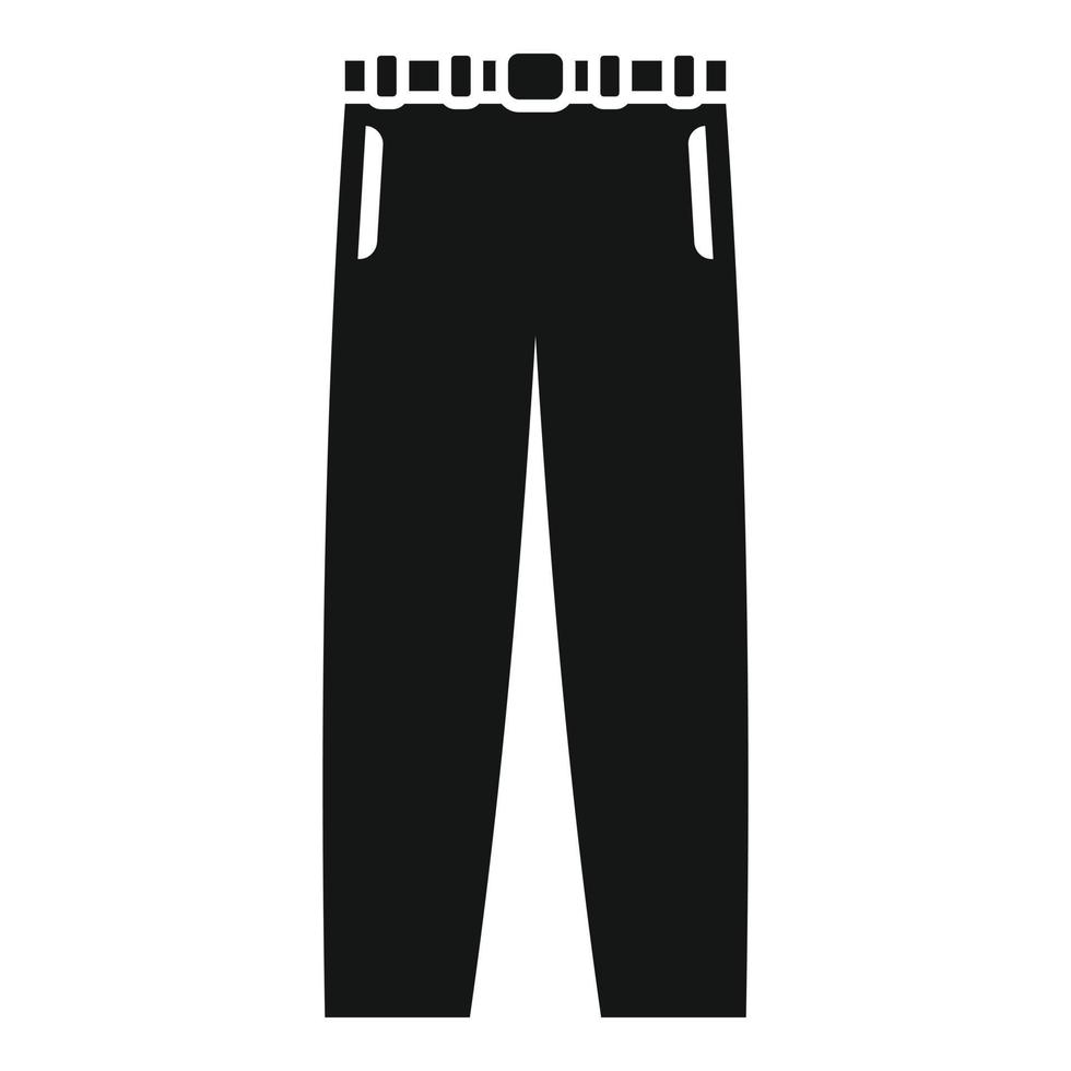 vecteur simple d'icône de pantalon d'école. garçon uniforme