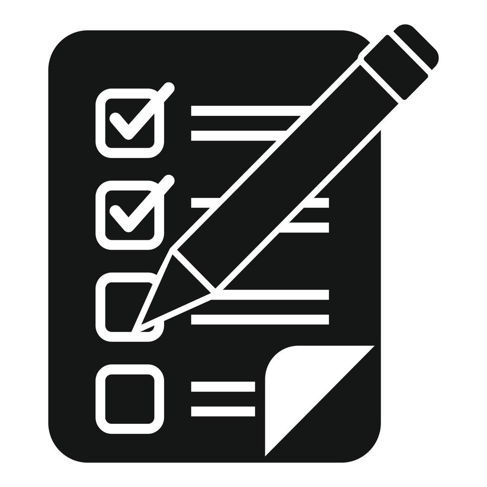 solution pour faire la liste icône vecteur simple. problème de personnes