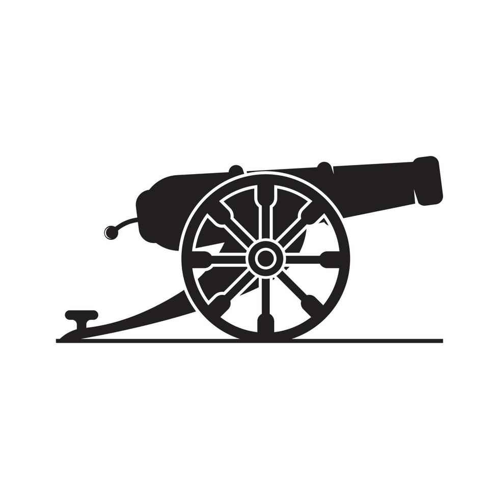 modèle de conception de vecteur de logo de canon
