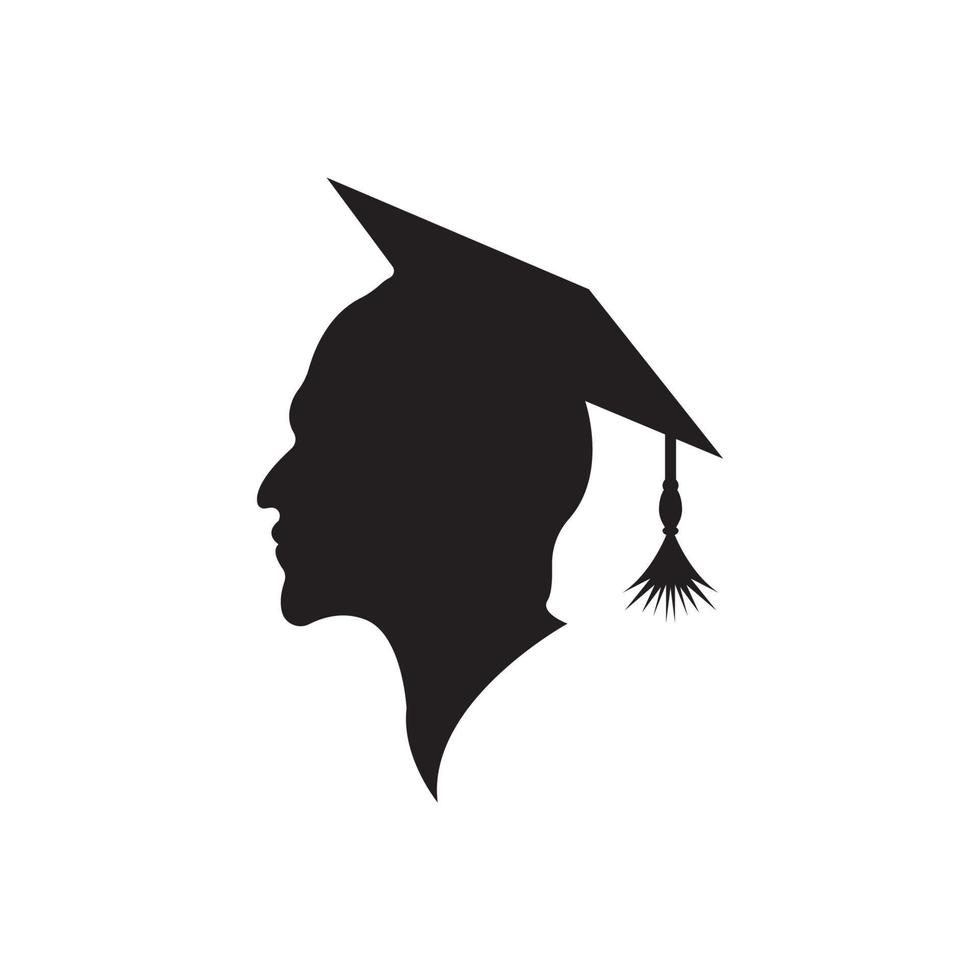 conception de modèle de logo de graduation scolaire vecteur