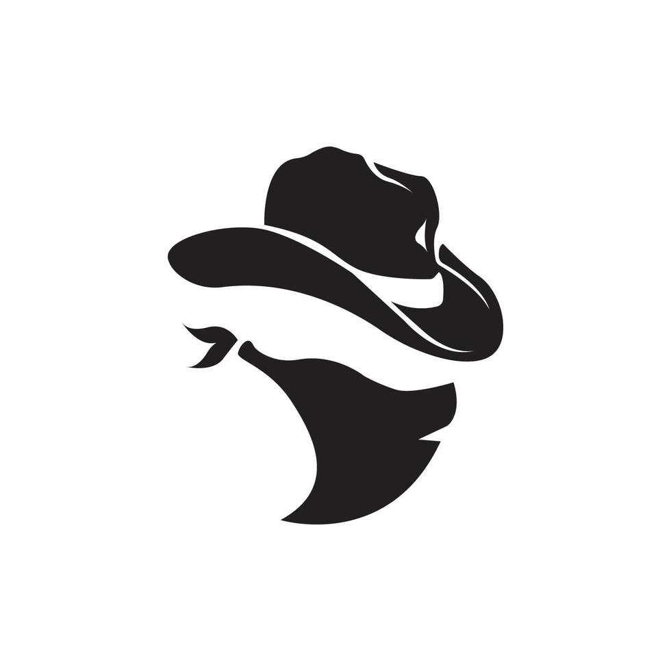 masque criminel et icône de bandit, création vectorielle de logo vecteur
