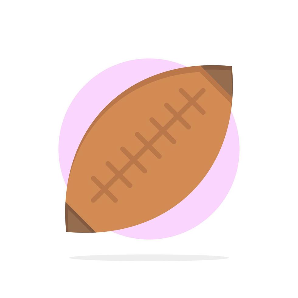 afl australie football rugby ballon de rugby sport sydney résumé cercle fond plat couleur icône vecteur