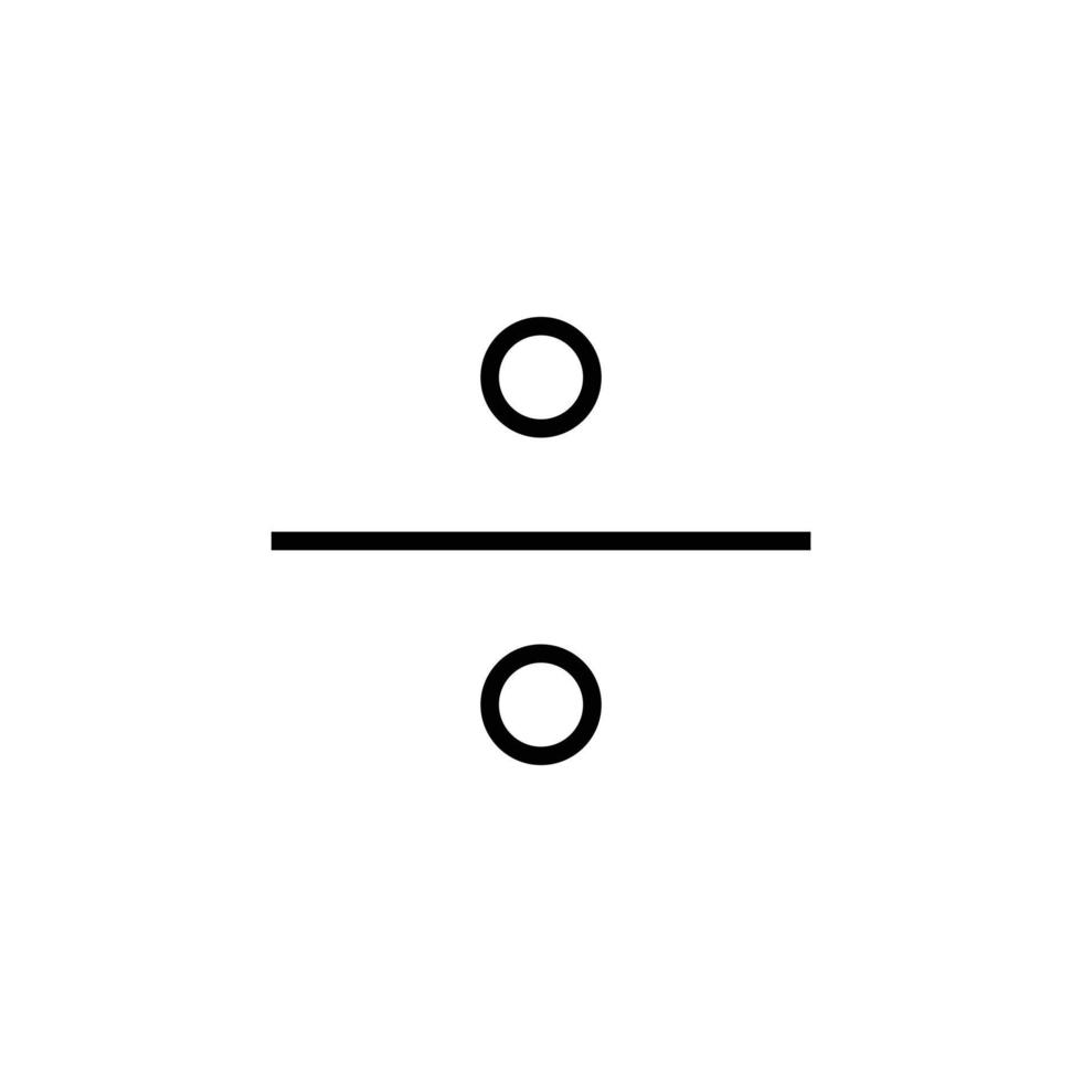 icône de vecteur de division